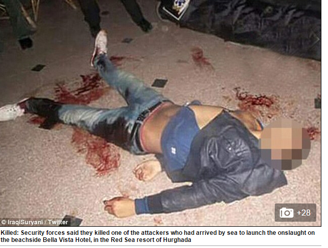埃及暴恐分子袭奢华酒店变地狱，不幸旅客被刺血泊里哀伤哭嚎！