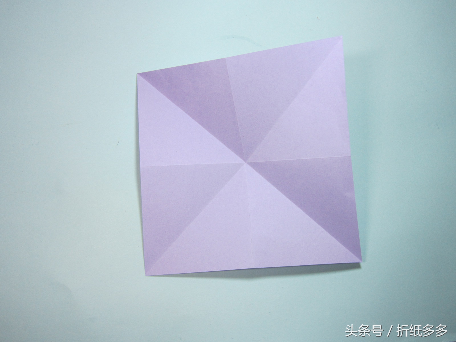 简单的折纸教程：折纸千纸鹤步骤图解