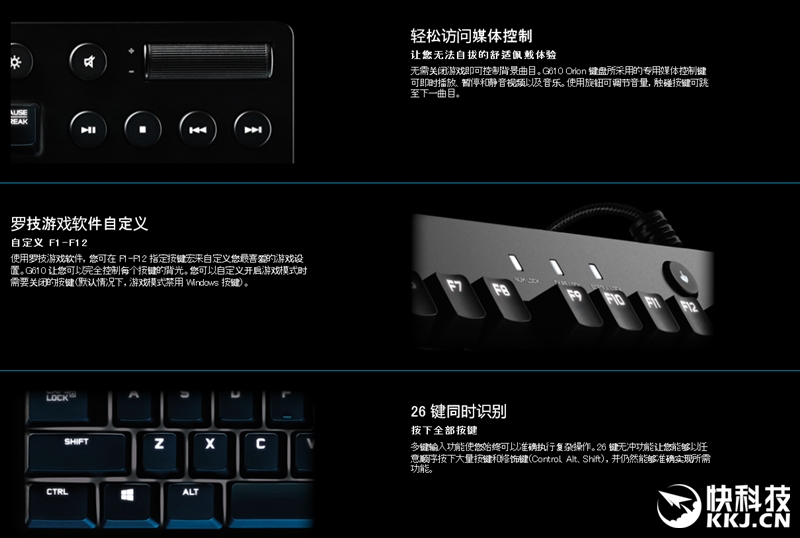 櫻桃光環(huán)加持：羅技G610茶軸機械鍵盤評測