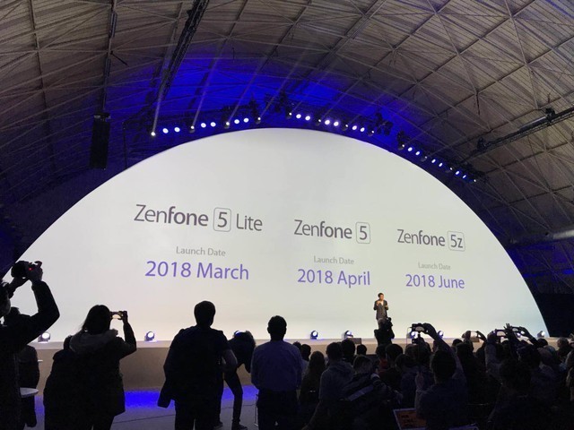 配骁龙845集成ic 刘海屏，asus公布ZenFone 5系列手机上