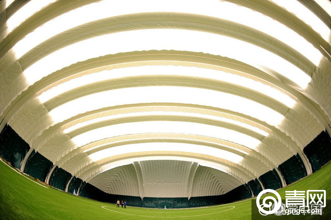 揭李铁足球公园：首座气膜球场 FIFA最高认证