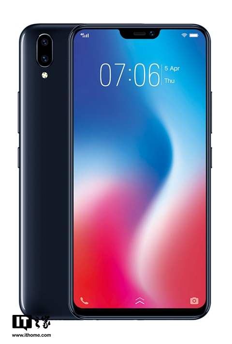 vivo V9新品发布：流海全面屏手机设计方案