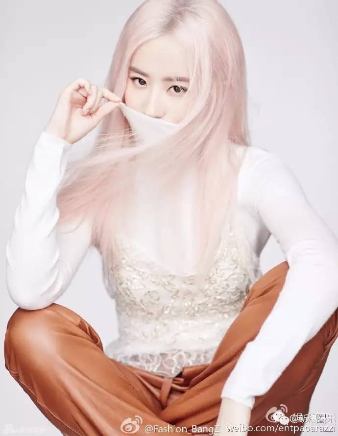 Liu Yifei tries 2 dimension pink first degrees to send modelling netizen: Have temperament how beautiful