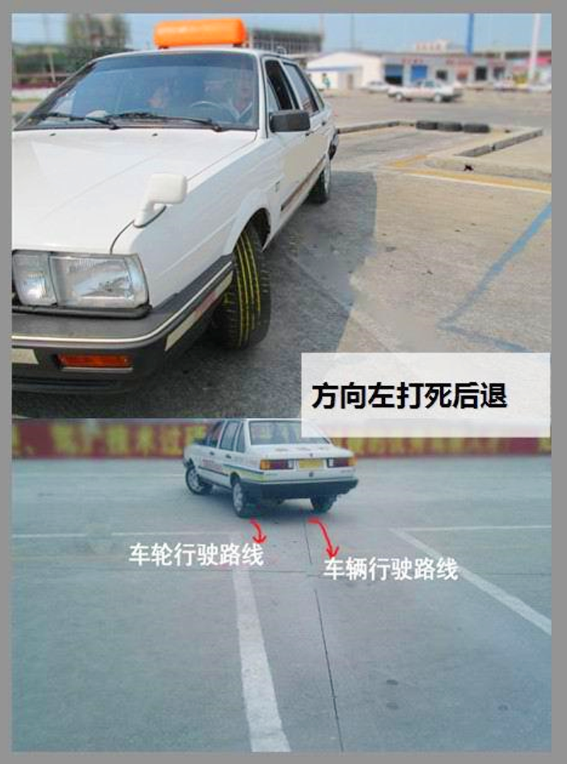 超强倒车入库技巧！完整图片解说