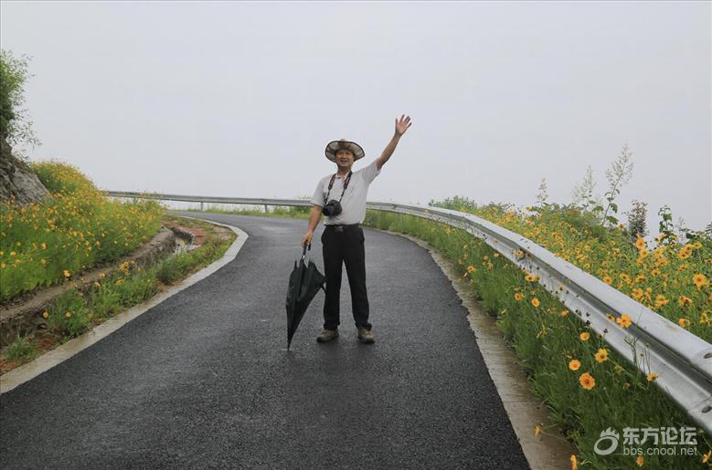 宁波女网友冒雨前往宁波最美公路，再不去就晚了！据说要封路