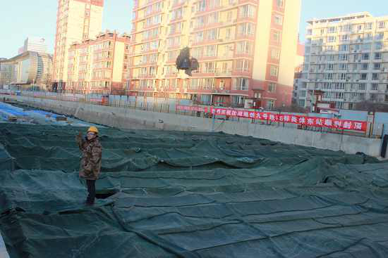 中国铁建大桥工程局集团三公司沈阳地铁16标主体结构顺利封顶