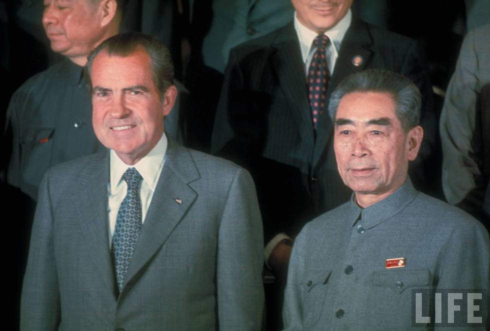 尼克松曾担心见毛主席要磕头  撒切尔夫人患病提前给他录好悼词