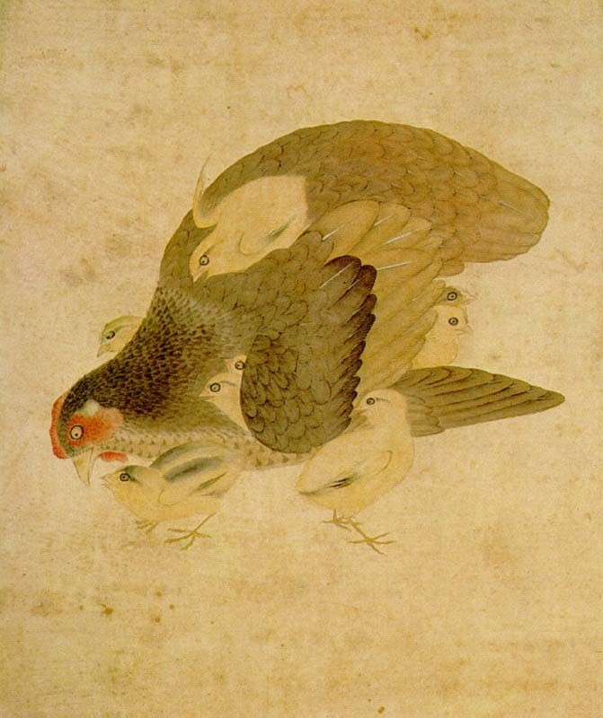 画家圈国画讲堂第五十三期：王凝 与《子母鸡图》