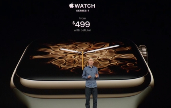 Apple Watch Series 4智能手环公布：2700元开售