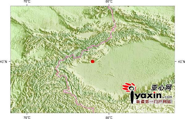 7月25日新疆克州阿合奇县发生3.9级地震