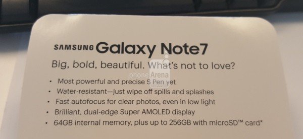 机皇将要出生：三星Galaxy Note7配备闪光点曝出归纳
