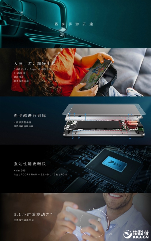 2299元！榮譽(yù)NOTE8公布：6.6寸2K AMOLED屏