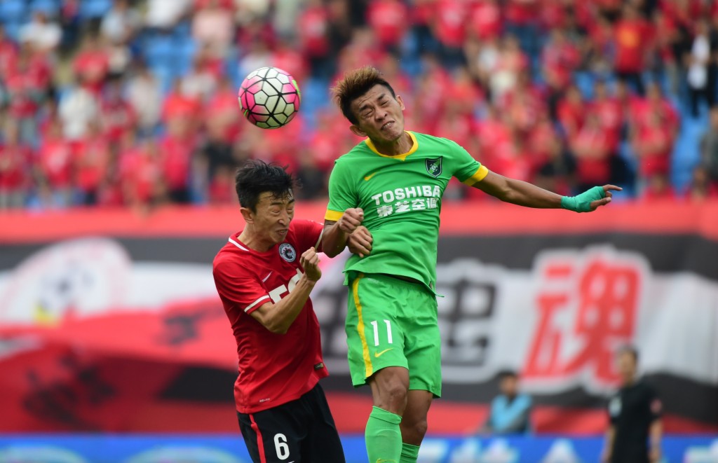 足球中超辽宁宏运对杭州绿城