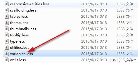 定制你的bootstrap之--修改less文件1