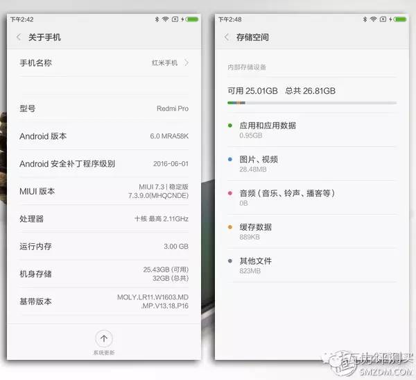 红米notePro 与 小米5、小米手机Max 的差别