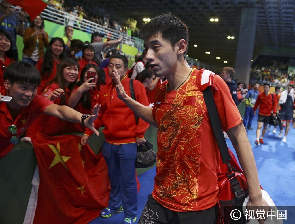 乒乓世界杯中国vs英国(奥运会-乒乓球男子团体1/4决赛 中国3-0英国)