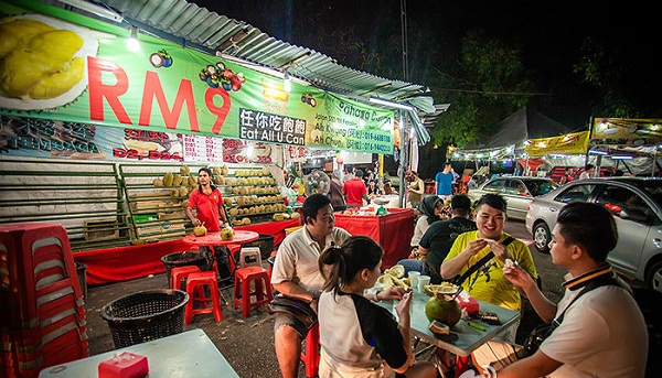 马来西亚的夜市美食