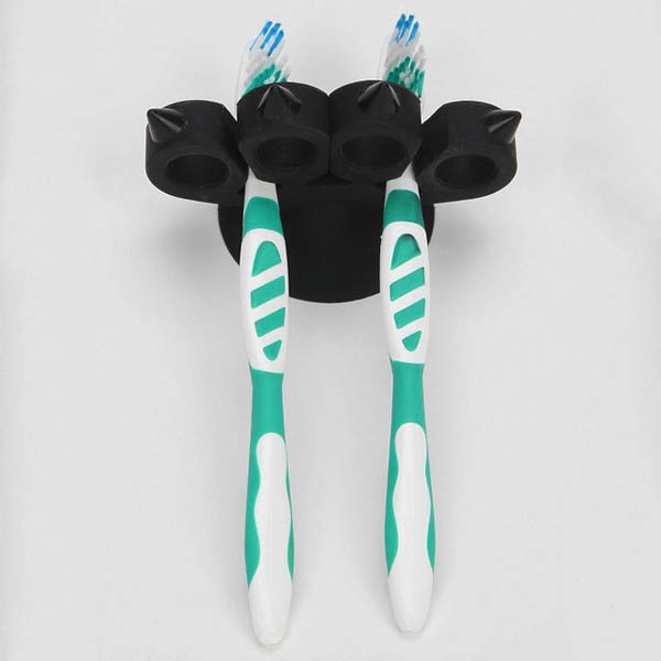 卫浴创意：9款超酷的牙刷架