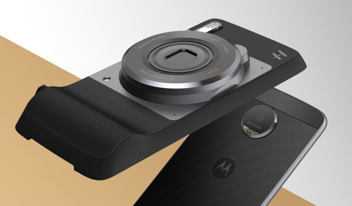 摩托罗拉手机公布Moto Z Play手机上，也有高哔-格哈苏True Zoom控制模块