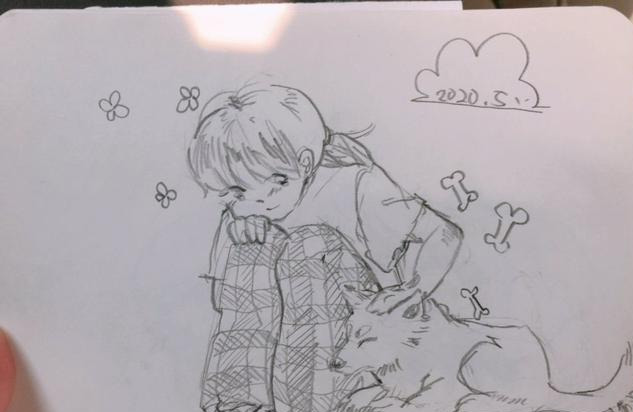 小七为张子枫画画，张子枫张婧仪赖美云美好的女孩都喜欢凑一块