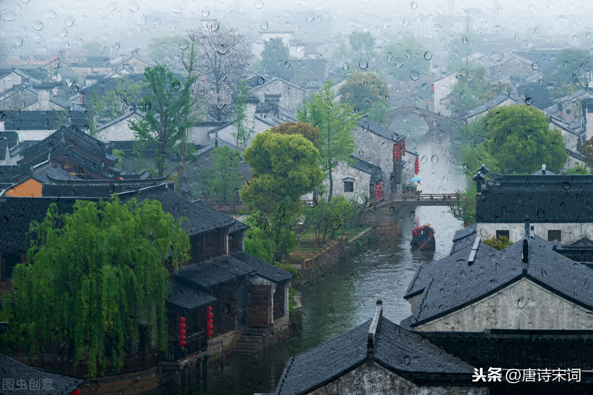 江南烟雨春初醒，樊川流连喜且愁