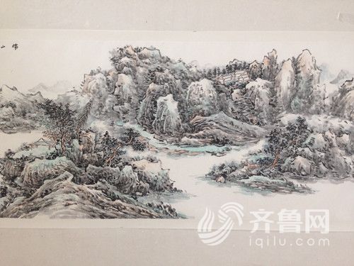 儒家孔氏书画作品展在潍坊郭味蕖美术馆开幕