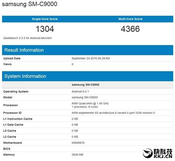 仍然我国专供？三星Galaxy C9亮相：8GB RAM引人注意