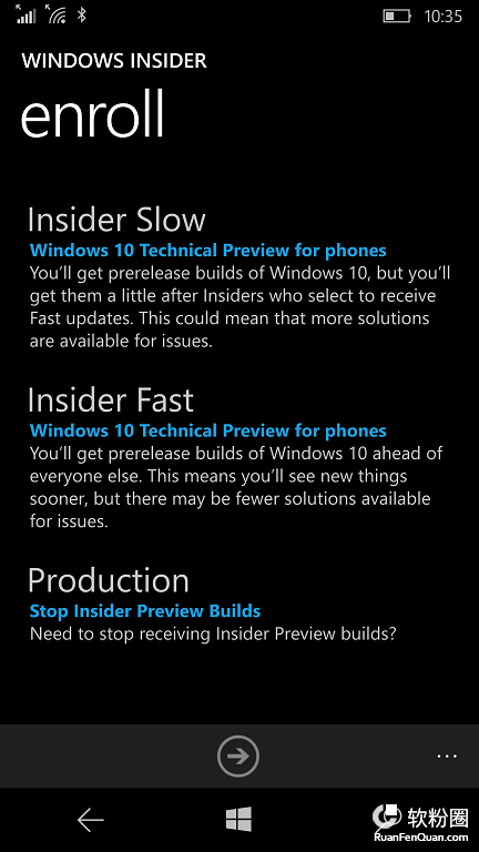Win10 Mobile测试版现可根据《Windows预览体验》获得新固定件