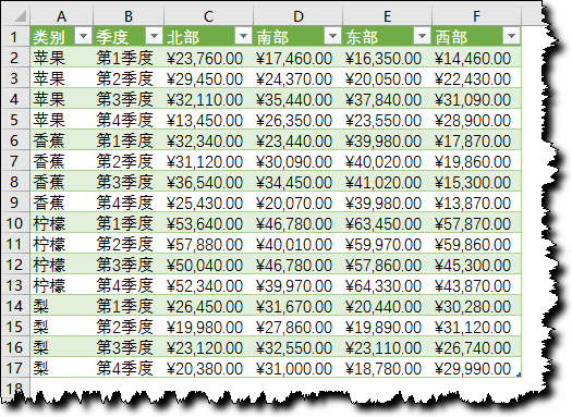 将文件夹下的多个Excel文件合并到一个表格