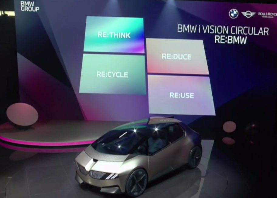 100%可回收材料打造，BMW i循环概念车亮相慕尼黑车展