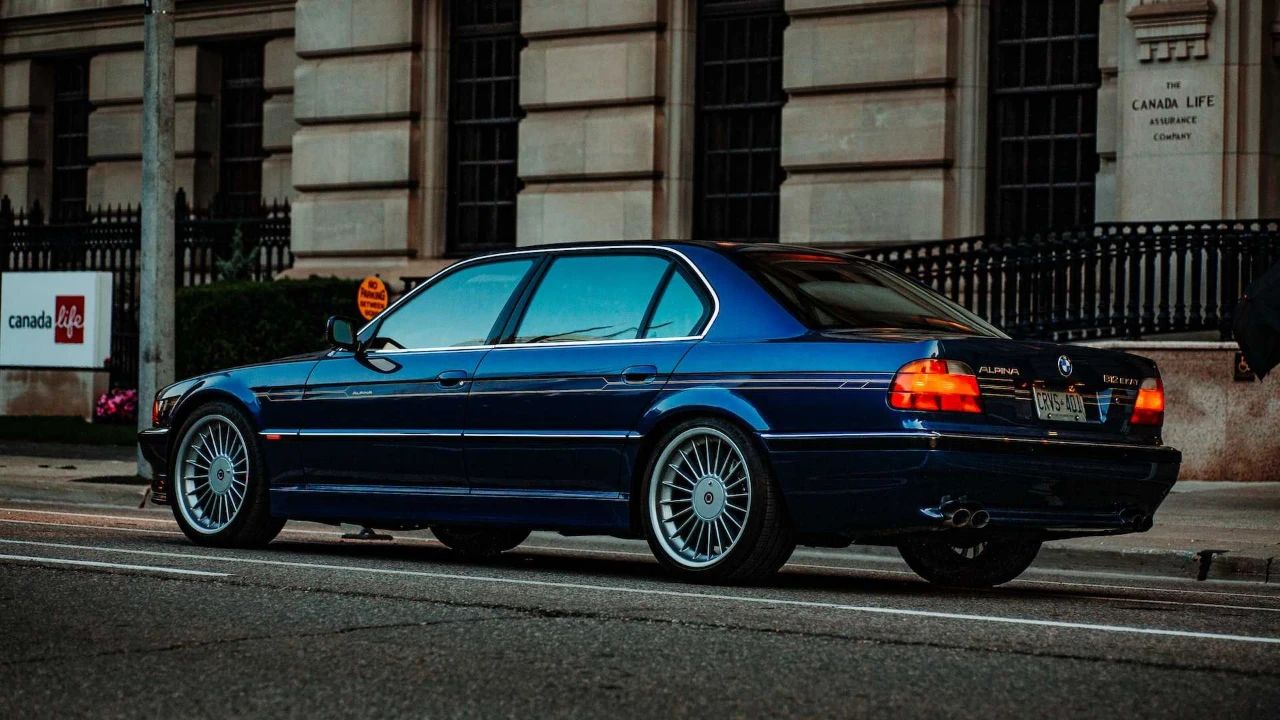 90年代宝马颜值巅峰 1998年E38 Alpina B12 5.7