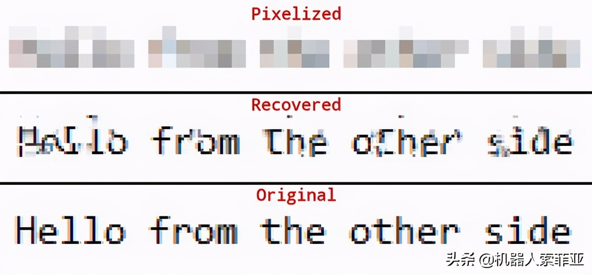 马赛克神秘外衣被脱下，AI解码让文字打码也不保