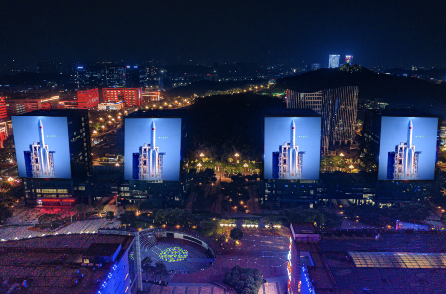 中国航天日 | 弘扬航天精神，拥抱星辰大海地标无人机公益广告宣传