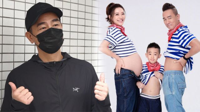 陈小春晒一岁半小儿子正面照，hoho原本像妈妈，现在变成迷你小春