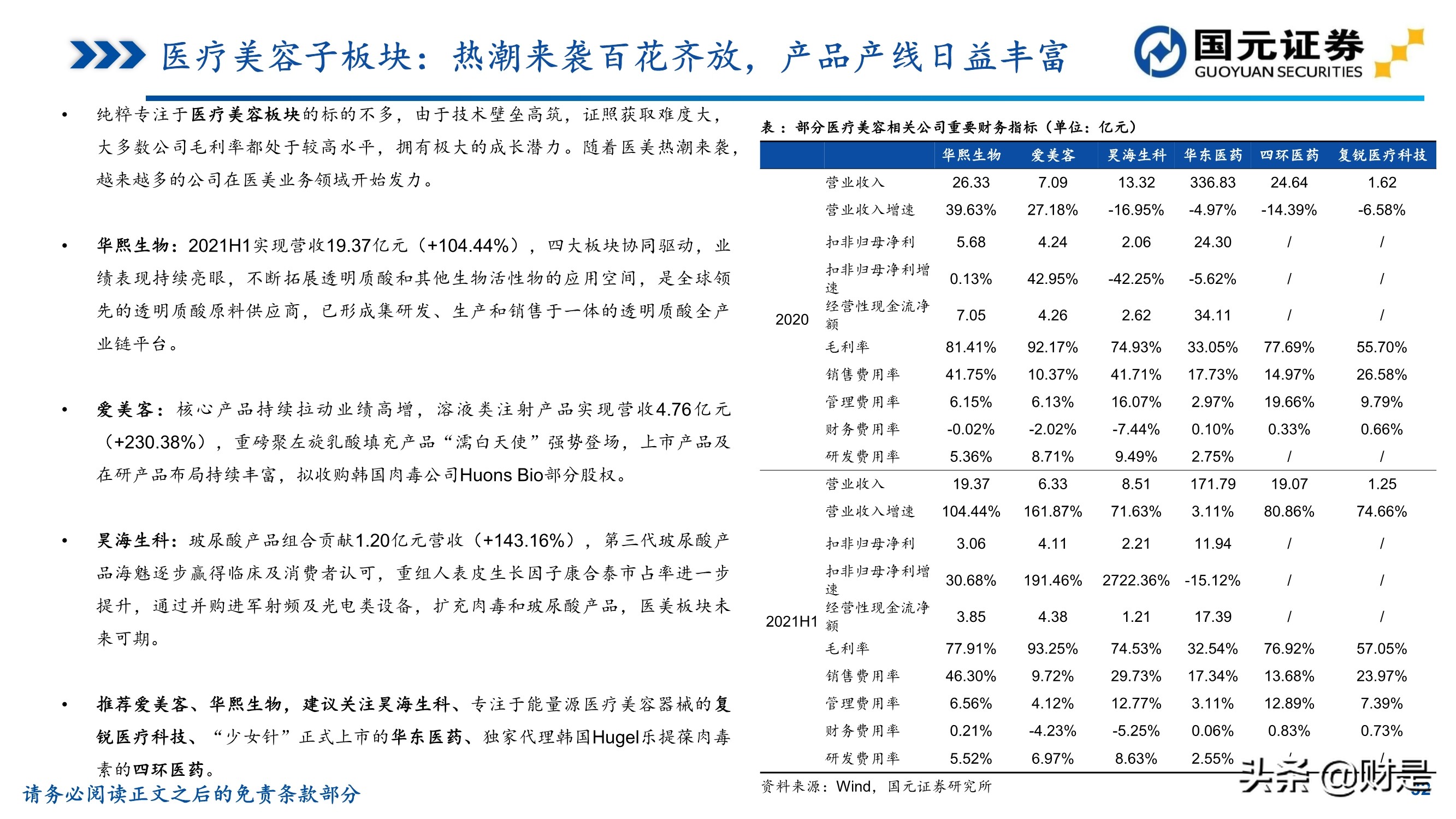 医药行业中报总结：后疫情时代恢复性增长，高景气赛道仍是主线