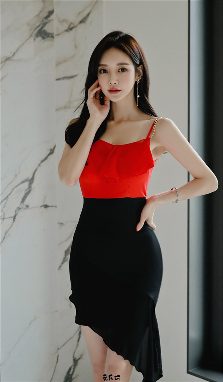 孙允珠：红杏烟雨浅草阡陌朱砂吊肩裙