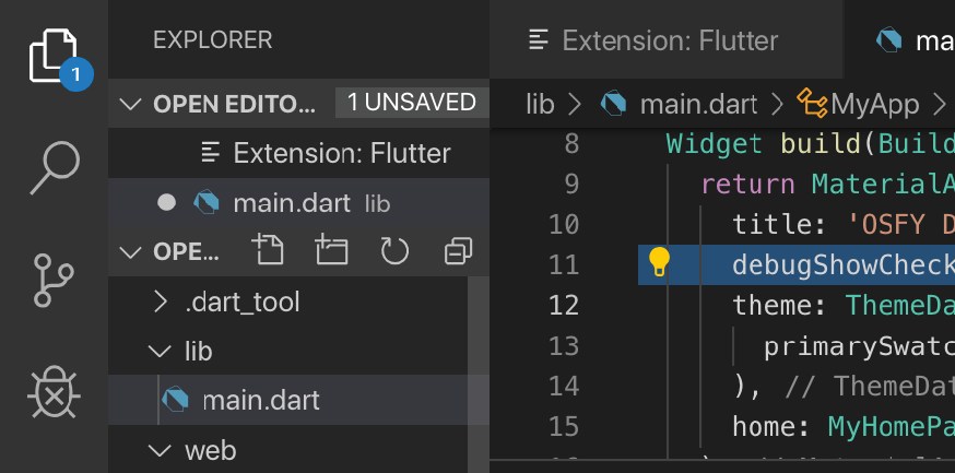 使用 Flutter 开发简单的 Web 应用