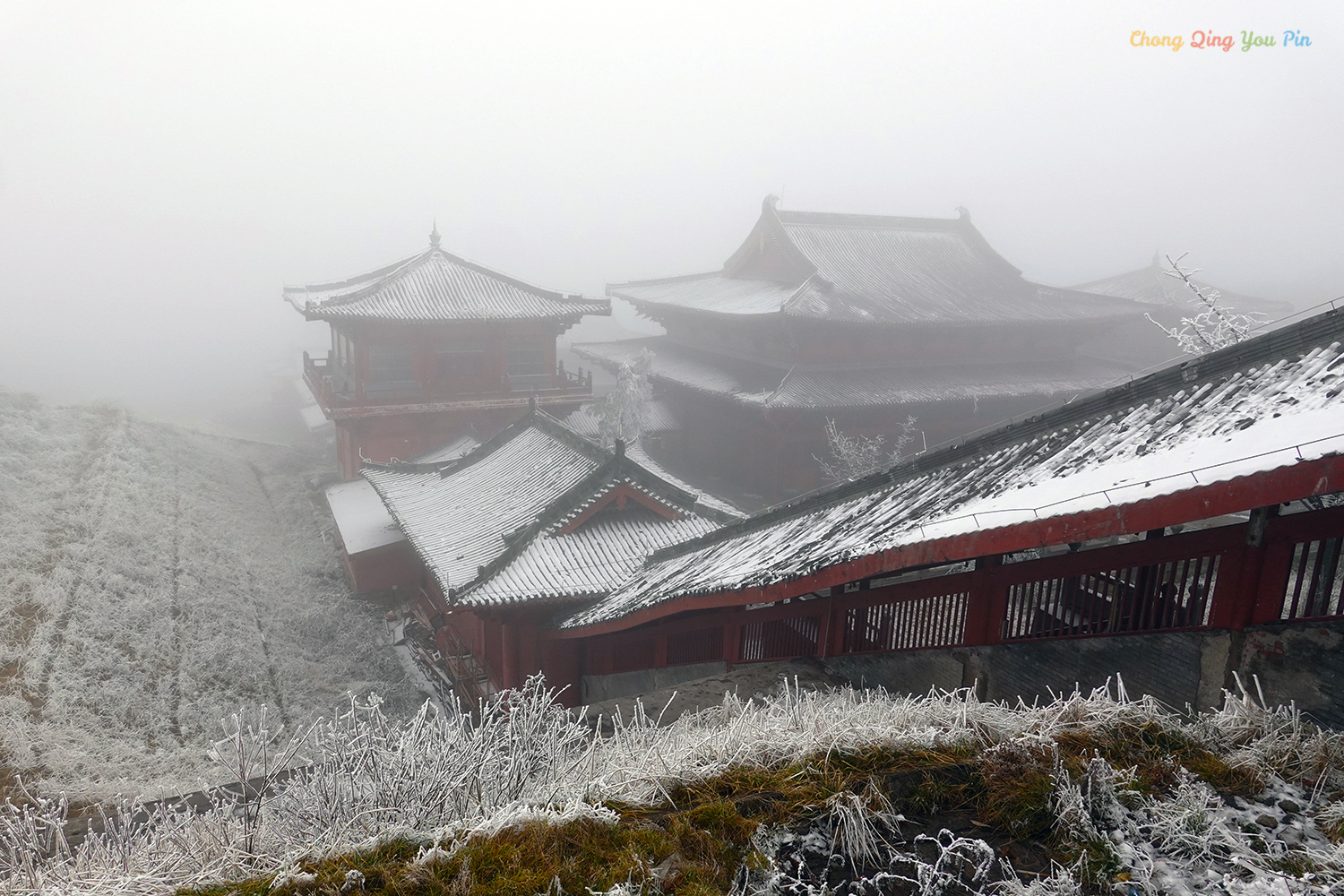 重庆难得的滑雪胜地，冬日里的金佛山，南方人也能看雪了