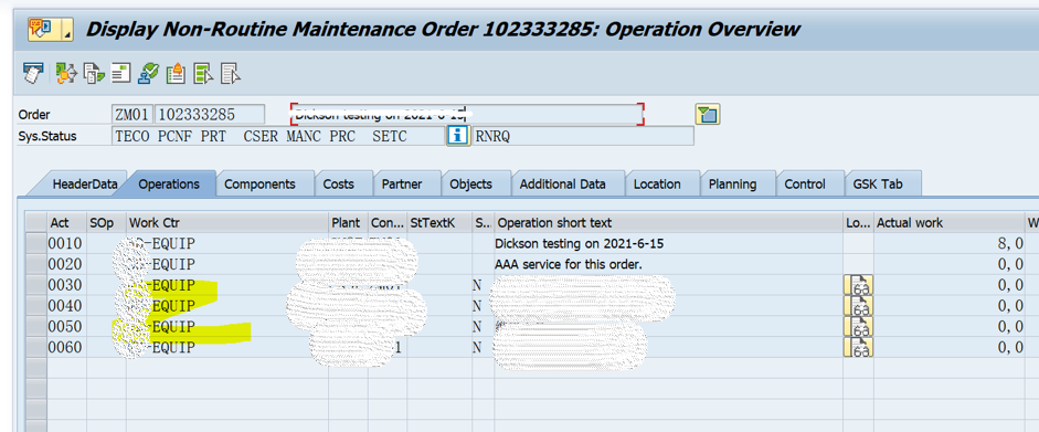 SAP PM 初级系列12 – 为维修工单关联Task List