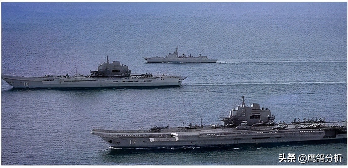 中美航母齐聚西太，和美国相比，我们航母战斗