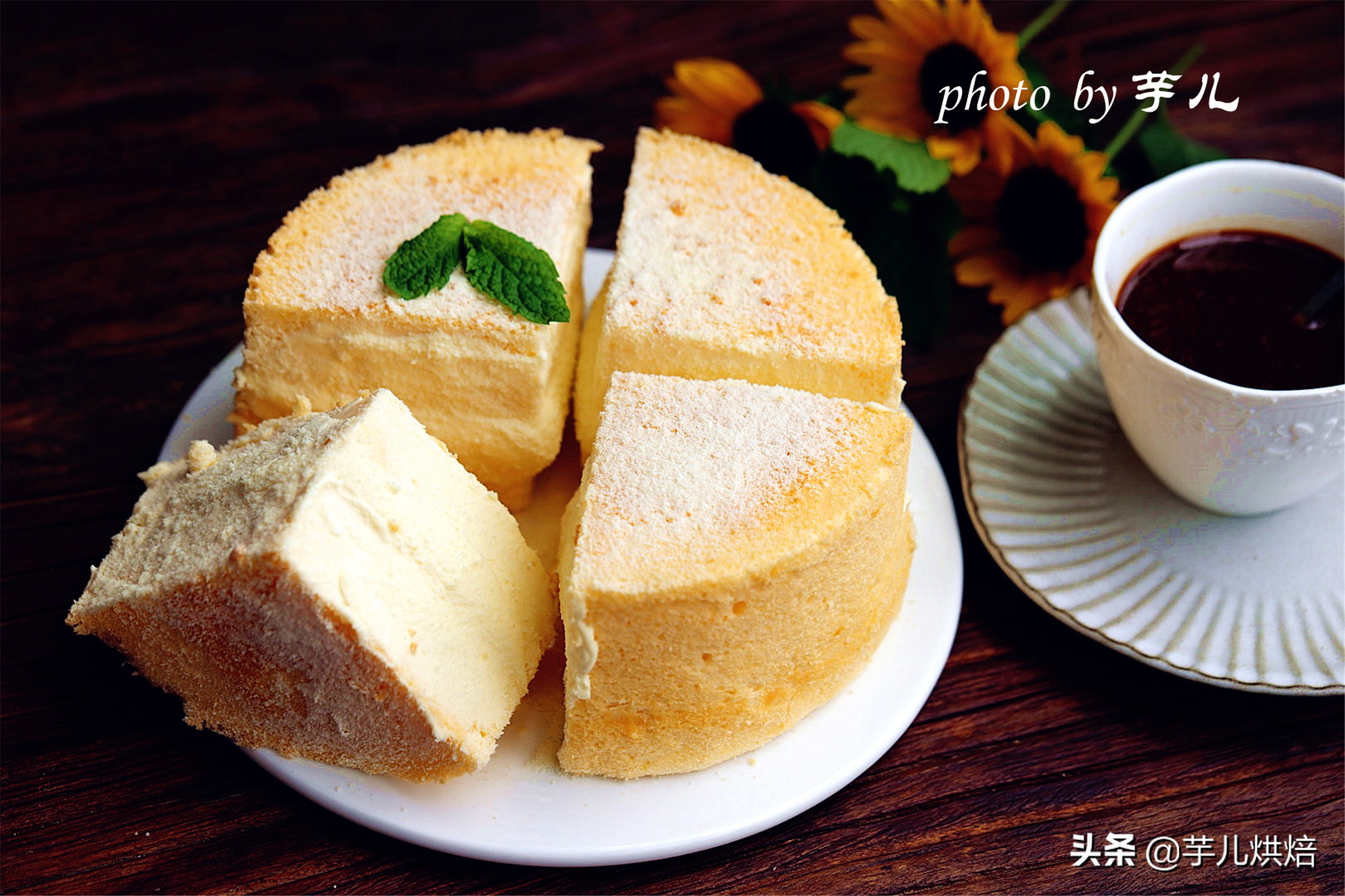 手把手教你做夏日网红单品，日式冰乳酪戚风蛋糕，冰凉轻甜好滋味