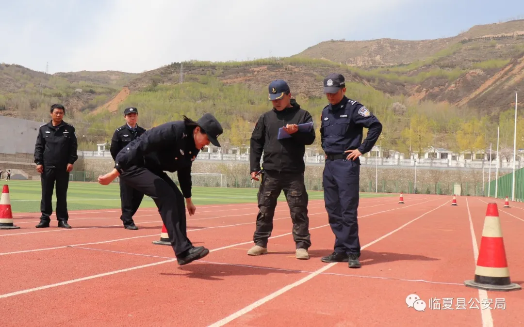 州局送教考核组对临夏县公安局开展第一季度全警实战大练兵送教考核