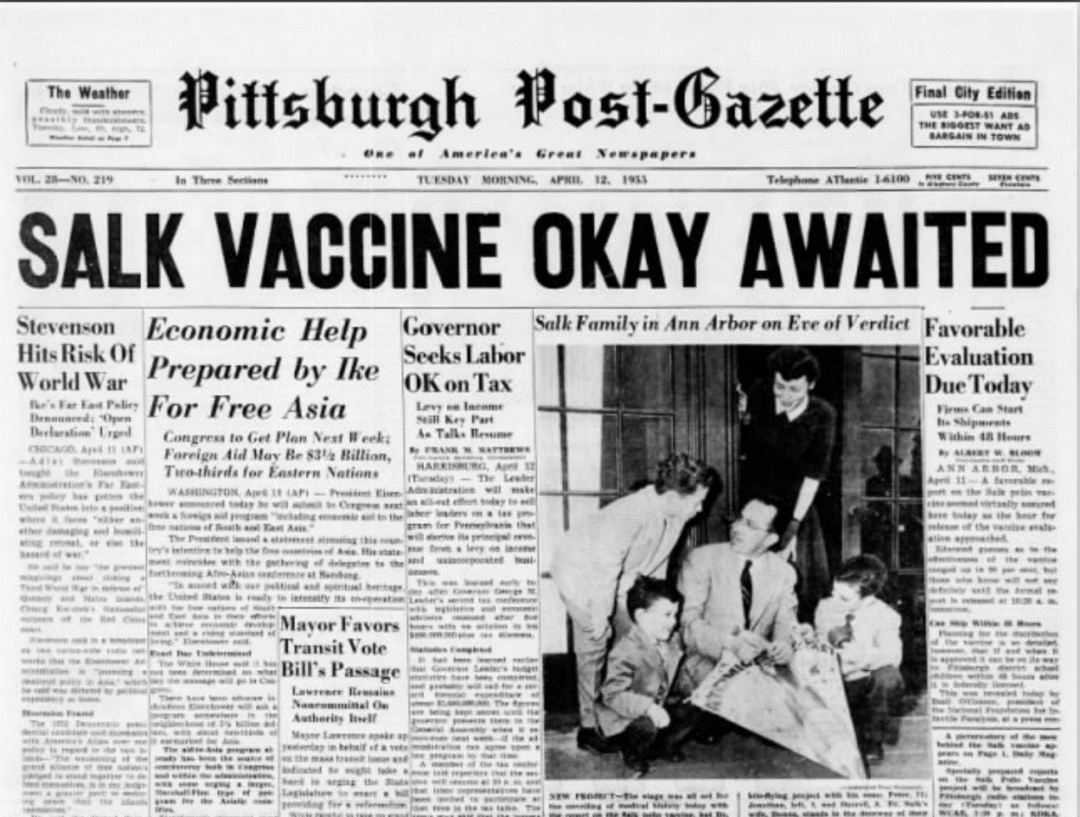 脊髓灰質炎的疫苗研發，美蘇攜手，中國靠糖丸爺爺力挽狂瀾