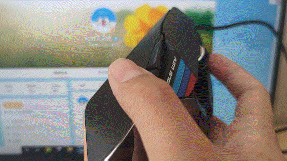 达尔优A970，机械黑武士游戏鼠标轻上手