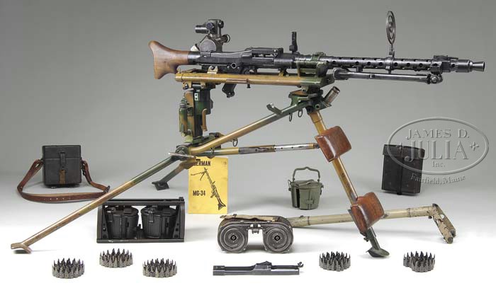 “黑科技”MG34机枪，改变步兵的作战方式，颠覆传统的重机枪