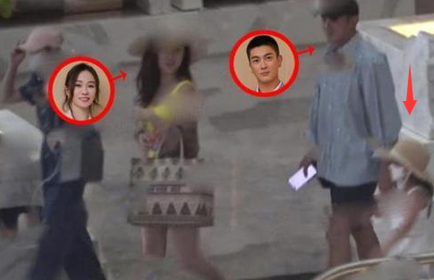 霍思燕二胎小女儿曝光？穿红裙走路摇头晃脑，与嗯哼坐同一辆车