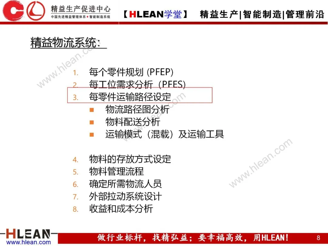 「精益学堂」精益物流（中篇）