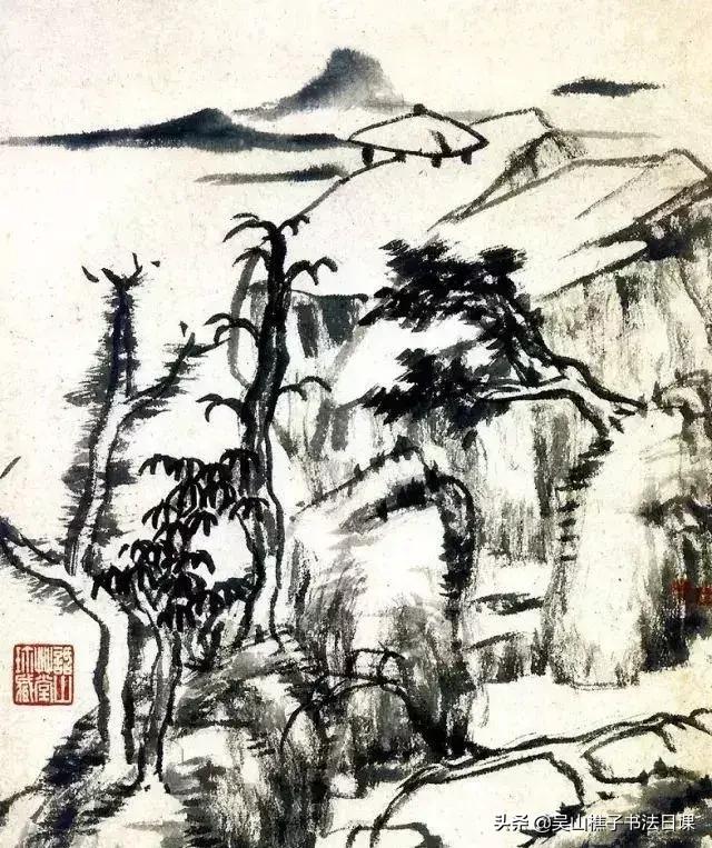 八大山人山水画