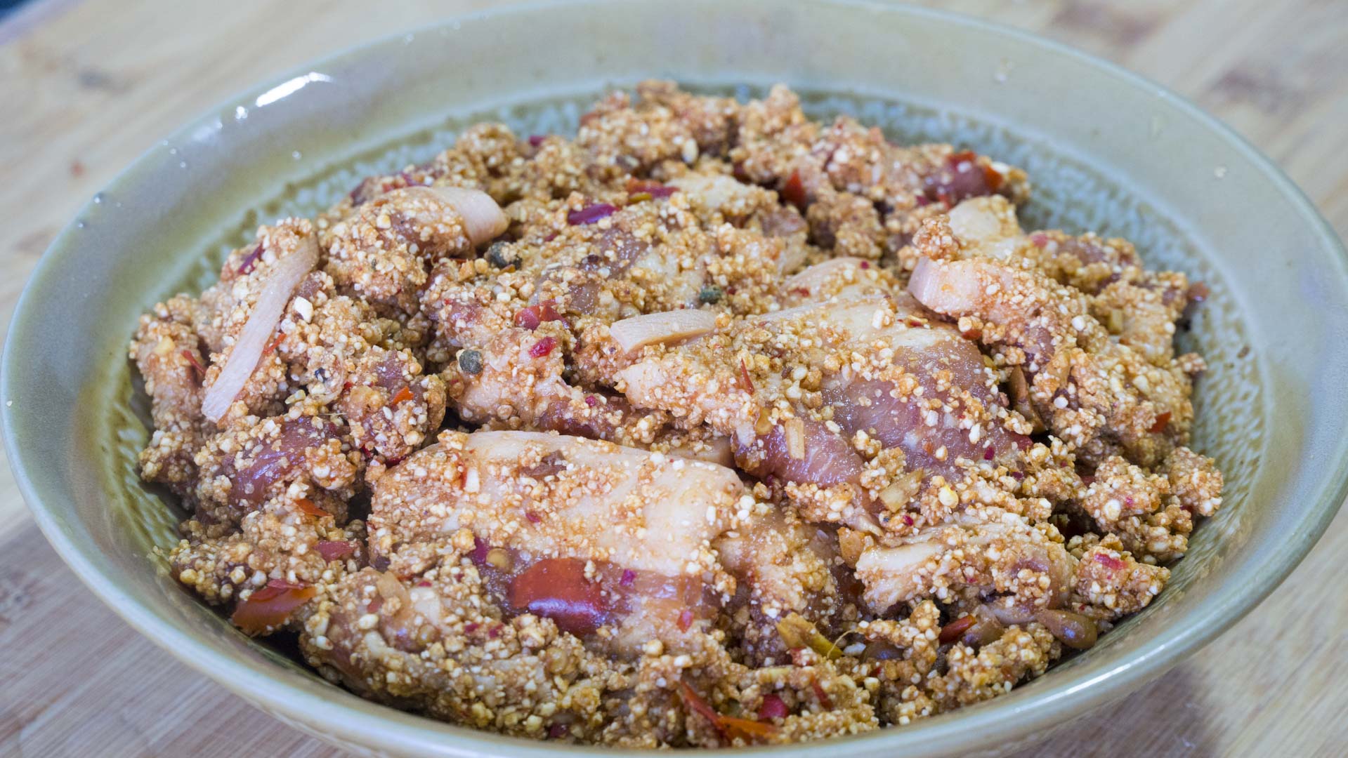 五花肉老做法，上鍋蒸一蒸就出鍋，一層比一層香，好吃不膩口