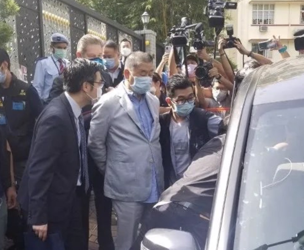 乱港头目黎智英被捕，香港多个政治团体及人士发声支持